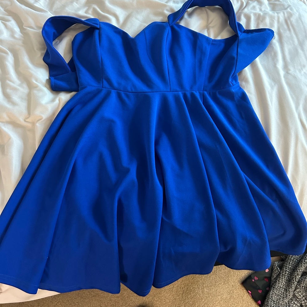 Blue Windsor dress